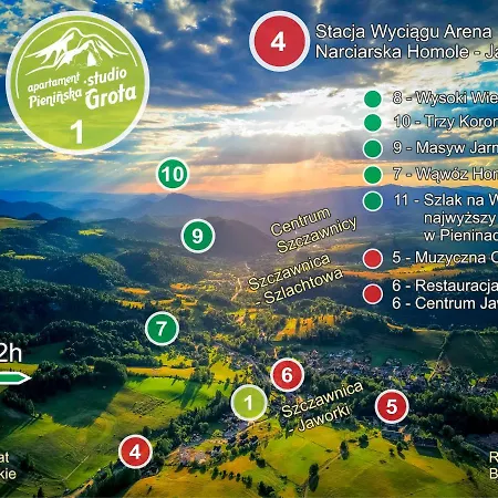 Pieninska Grota - Z Kominkiem I Basenem - Przy Wyciagu